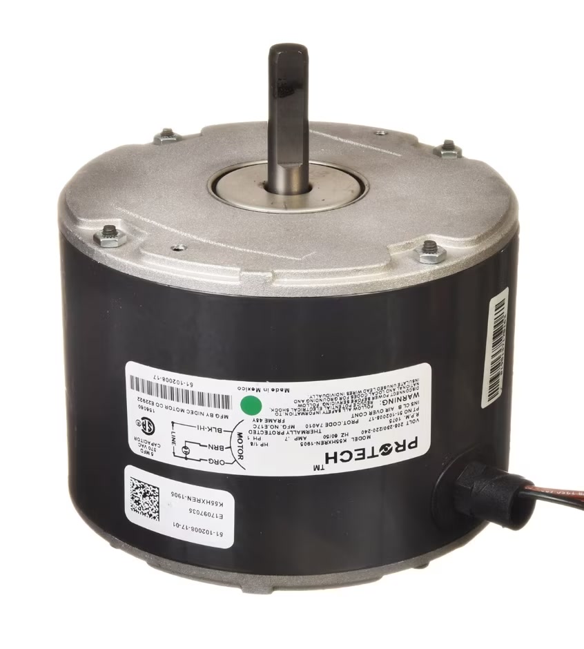 CONDENSER MOTOR - 1/8 HP208-230/1/50-60 (1075 RPM/1SPEED)