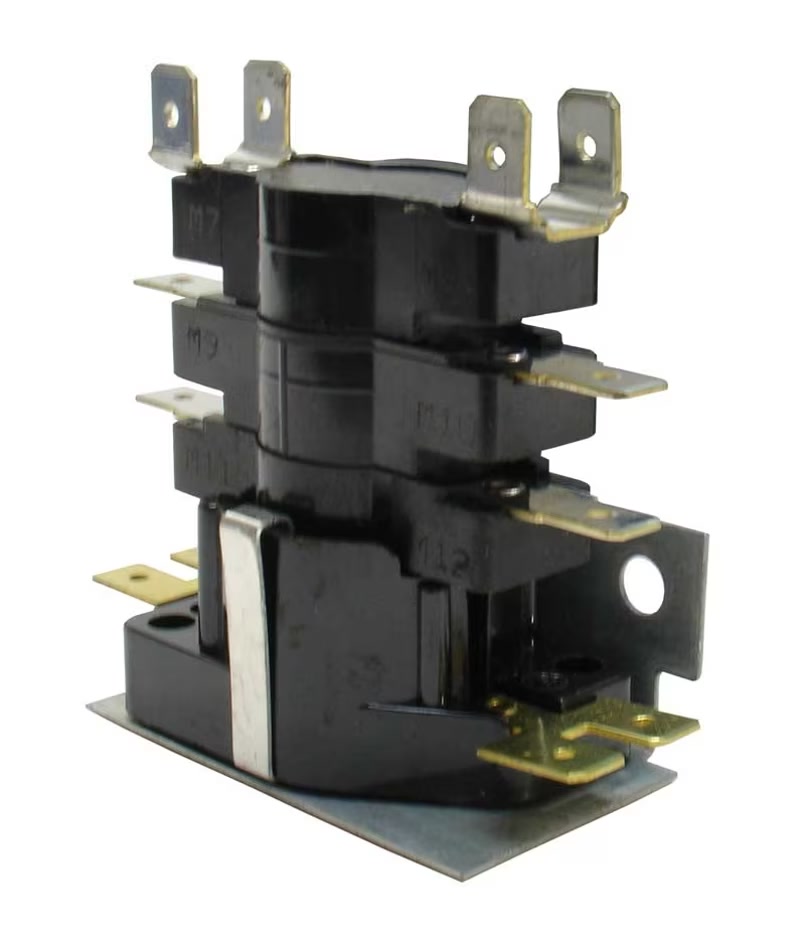 SEQUENCING RELAY -24 VAC / 0.2A STEADY STATE / 0.55A MAXIMUM - 3 POLES  (10-90)