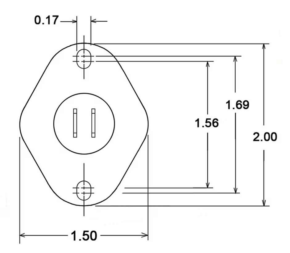 LIMIT SWITCH - AUTO RESET (FLANGED AIRSTREAM - LOW VOLTAGE) - YELLOW