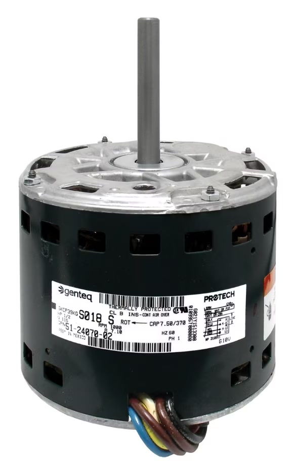 1/2HP BLR MTR 4SP 115V 1075RPM