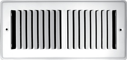 2X10 TOE SPACE GRILLE-WHITE