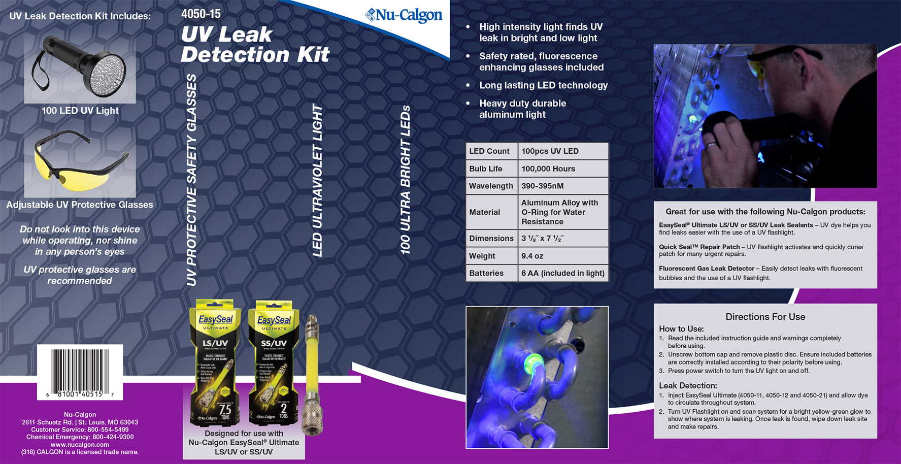 UV LEAK DETECTION KIT