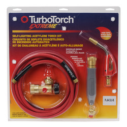 TORCH KIT SELF LIGHTING AIR ACETYLENE WITH PL8A TIP B TANK