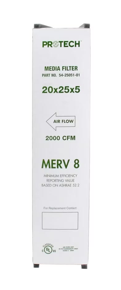 20X25X5 MERV8 MEDIA FILTER