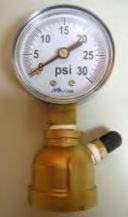 3/4" PRESSURE TEST GAUGE 100 PSI