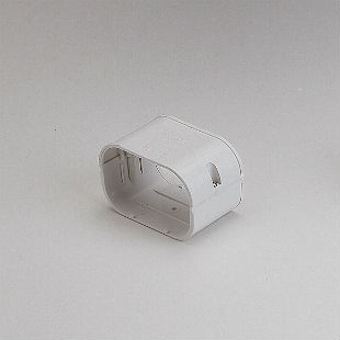 SLIMDUCT COUPLER 3-3/4" WHITE