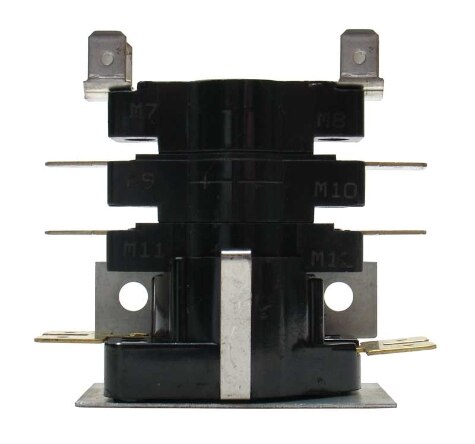 SEQUENCING RELAY -24 VAC / 0.2A STEADY STATE / 0.55A MAXIMUM - 3 POLES  (10-90)